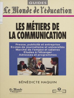 cover image of Les métiers de la communication